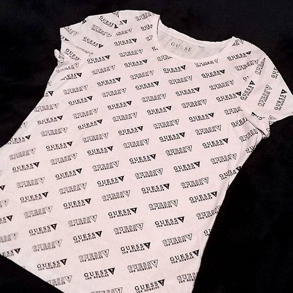 Guess..Tee..Sz.XL..White&Black - Picture 2 of 4